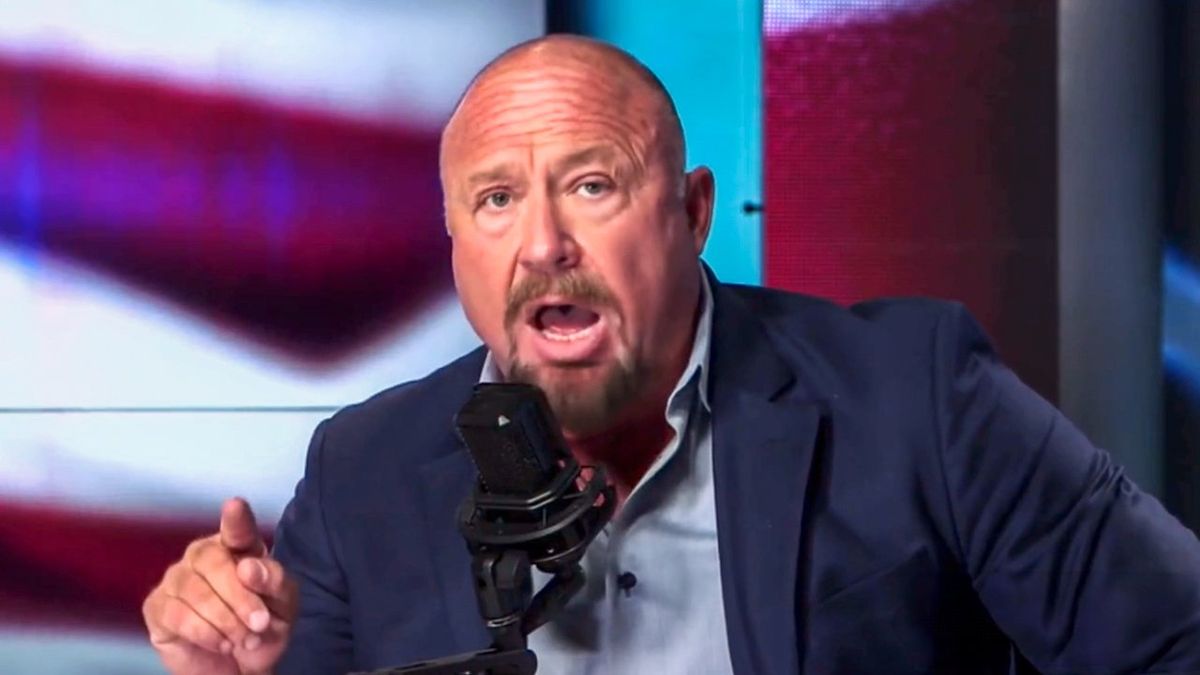 'You're a shill for Trump!' Alex Jones confronted on air after moving on from Epstein