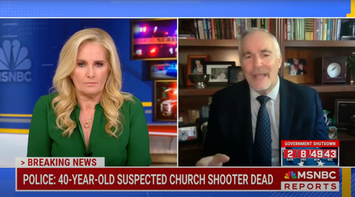 'Is this what it's coming to?': MSNBC anchor stunned by deadly attack on Michigan church