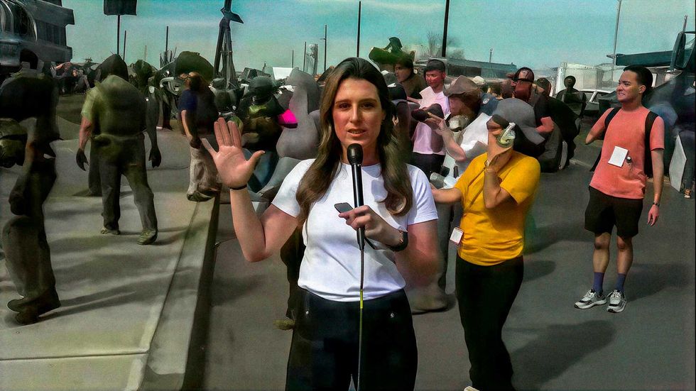 'You're a Nazi!' Fox News confronted on live TV by protester with 'dirty mouth'
