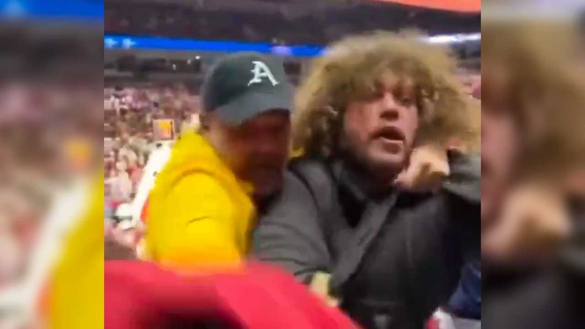 Watch: Alleged Nazi yells 'Heil Hitler' as he gets punched at Arkansas game