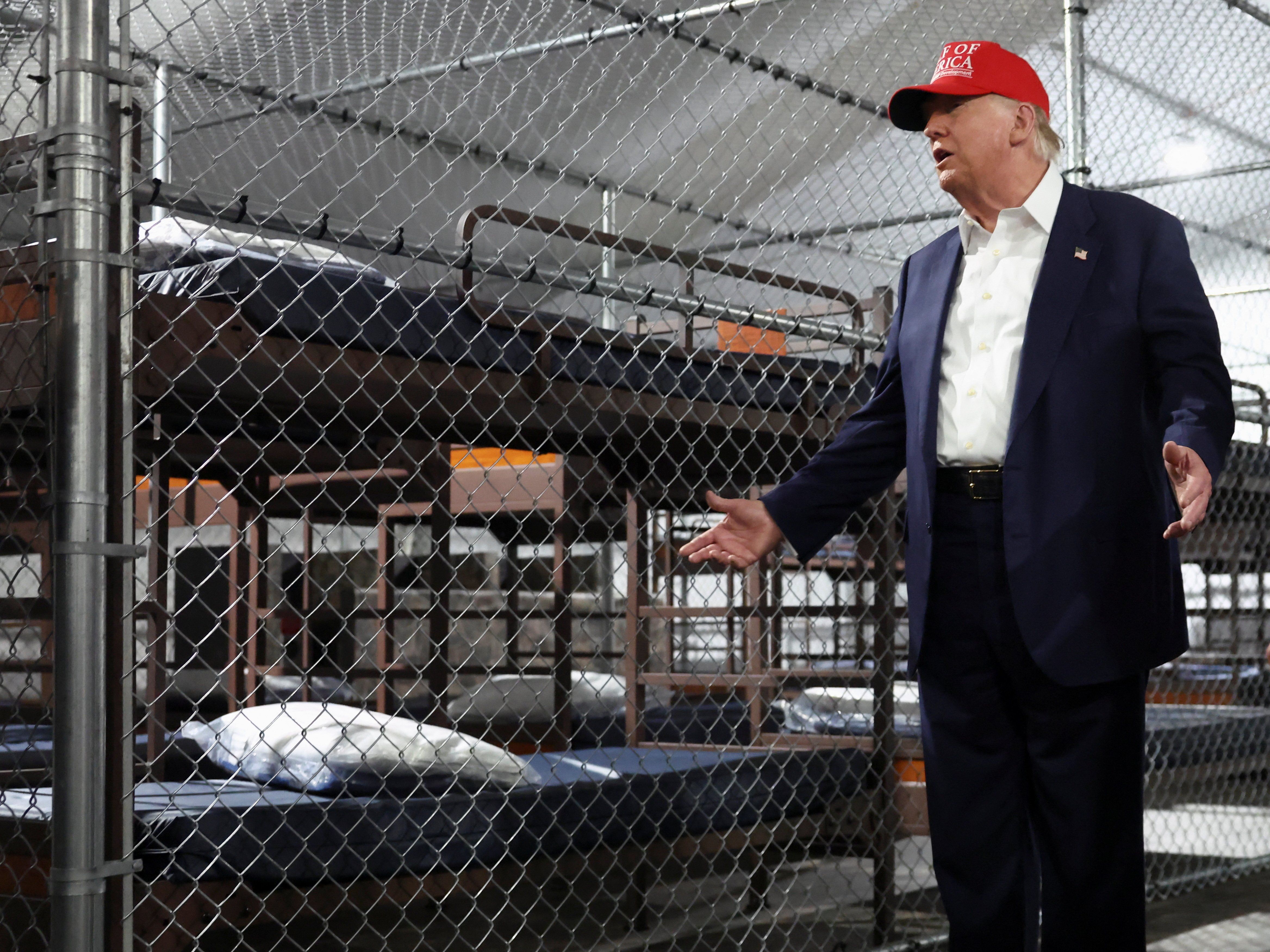 Donald Trump at 'Alligator Alcatraz'