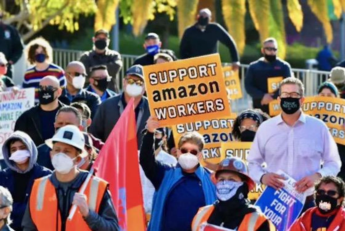 Amazon faces another complaint over tactics in Alabama union vote Raw