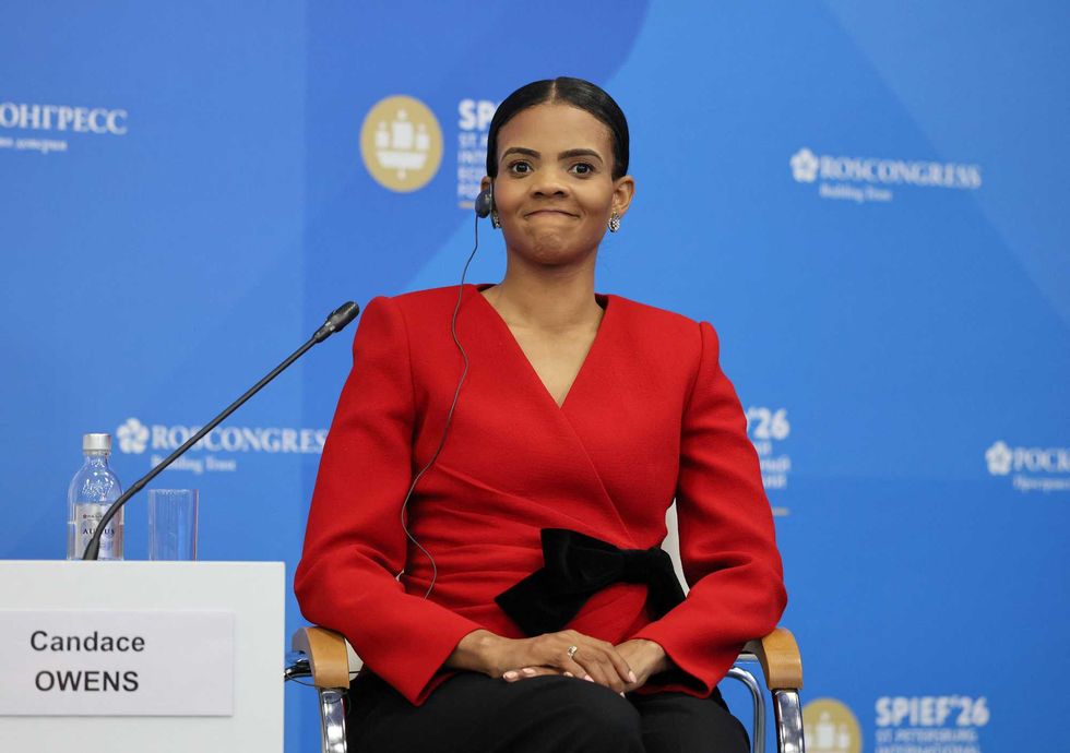 Right-wing civil war explodes at 'woke Reich traitor' Candace Owens speaking in Russia