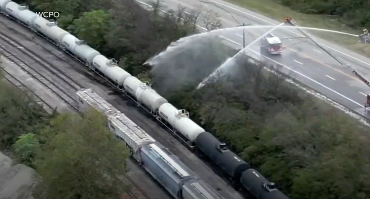 Residents evacuated after 'dangerous' chemical leak from railcar in Ohio