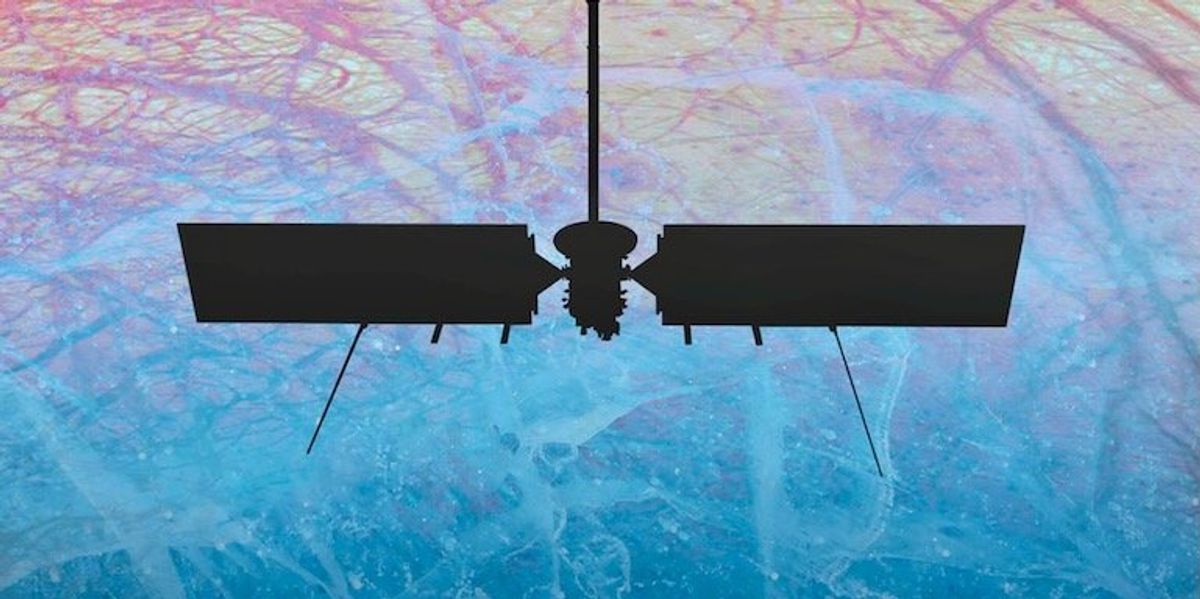 NASA’s mission to an ice-covered moon will contain a message between water worlds