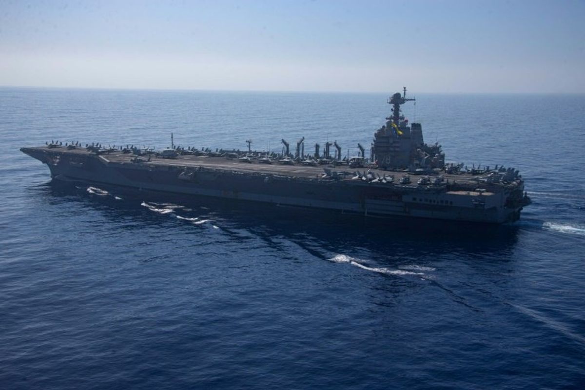 Biden announces aircraft carriers will be named for Clinton, Bush