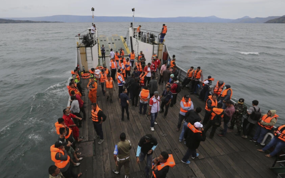 More than a dozen people killed after ferry sinks off coast of Indonesian island