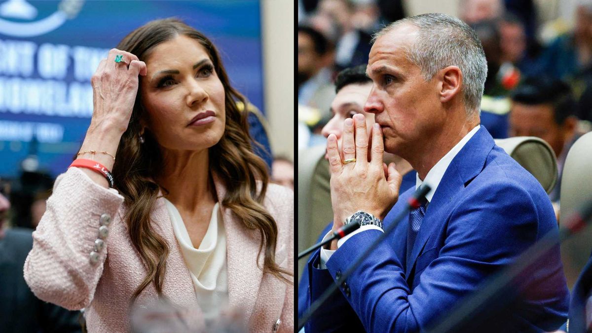 DHS staff used spy-blocking bags and sound machines to hide from Kristi Noem: report