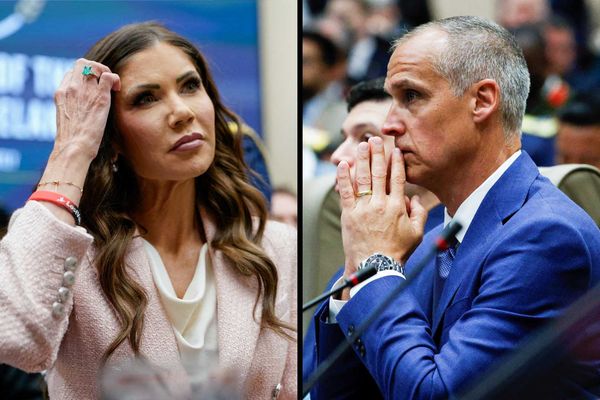 DHS staff used spy-blocking bags and sound machines to hide from Kristi Noem: report