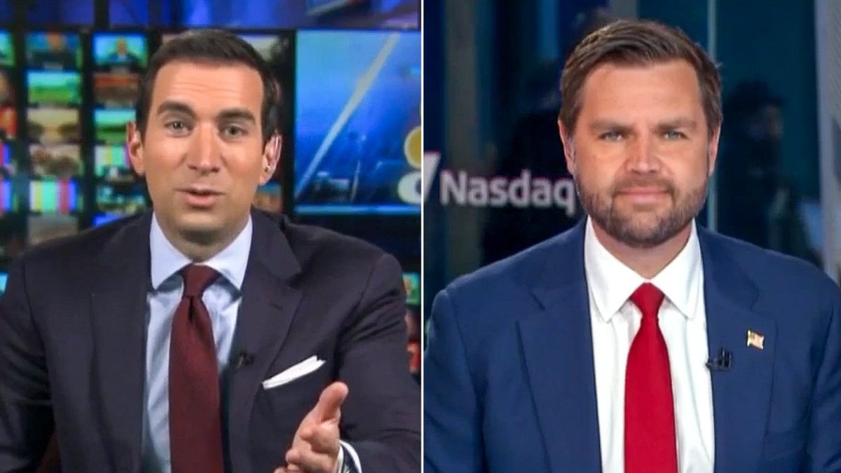 'A massive tax': CNBC host corners J.D. Vance on Trump's tariff plan