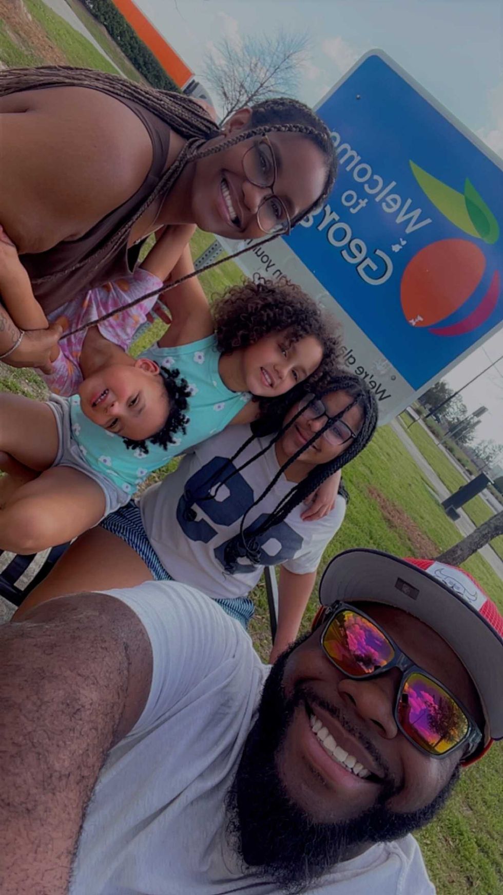Angela Jolon and family