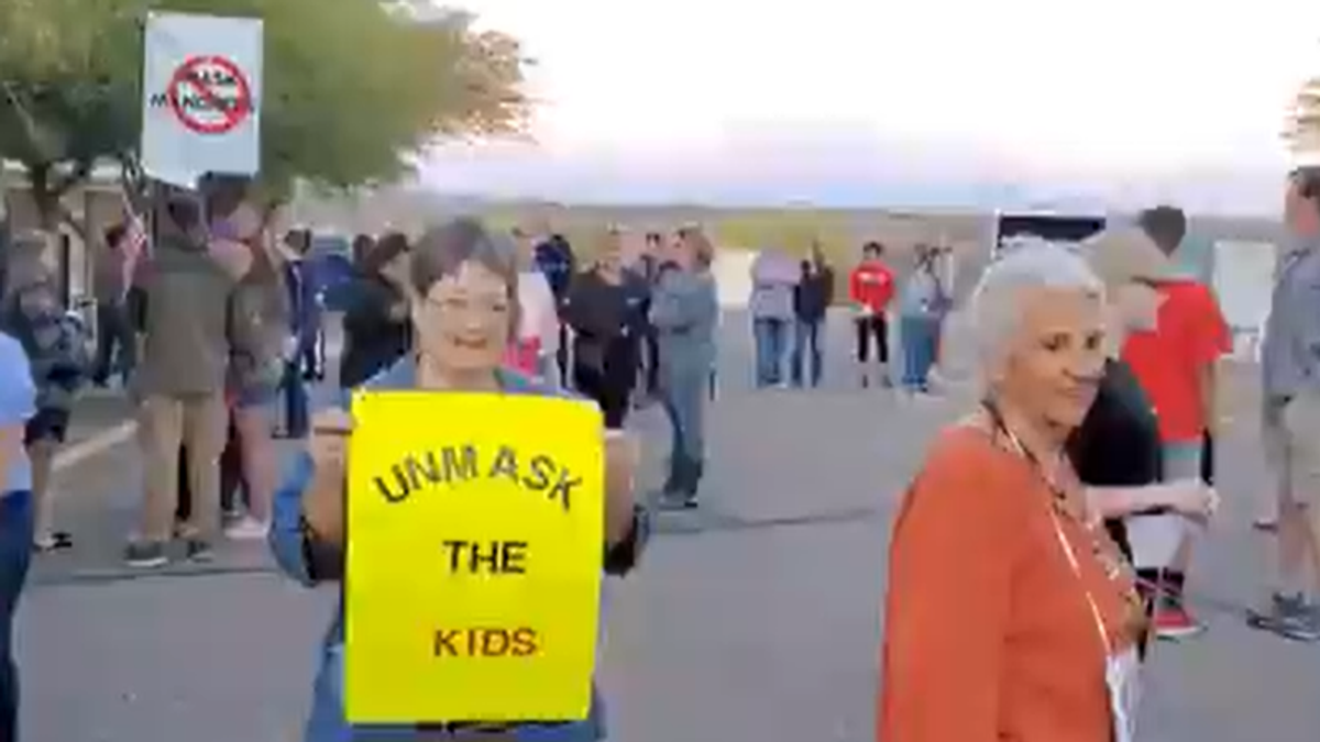 Anti-maskers storm school board meeting — but did not have kids in the district: report