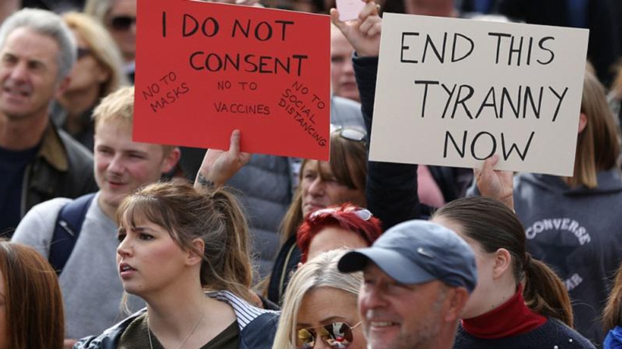 Anti-maskers protest local library for making 'health and safety' its 'highest priority'