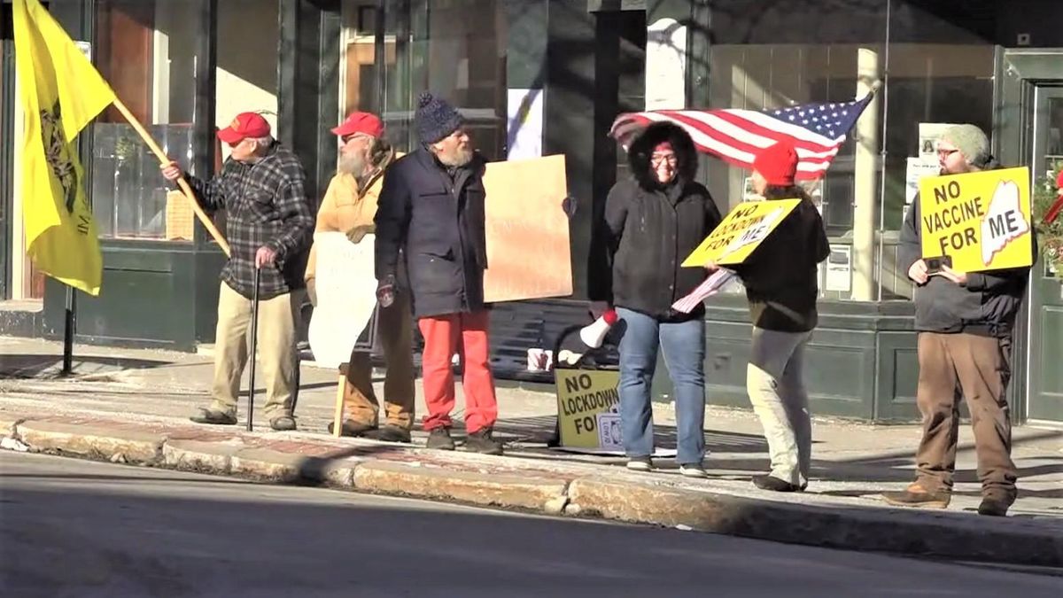 Trump supporters are harassing mask wearers in this Maine city -- and locals are getting fed up