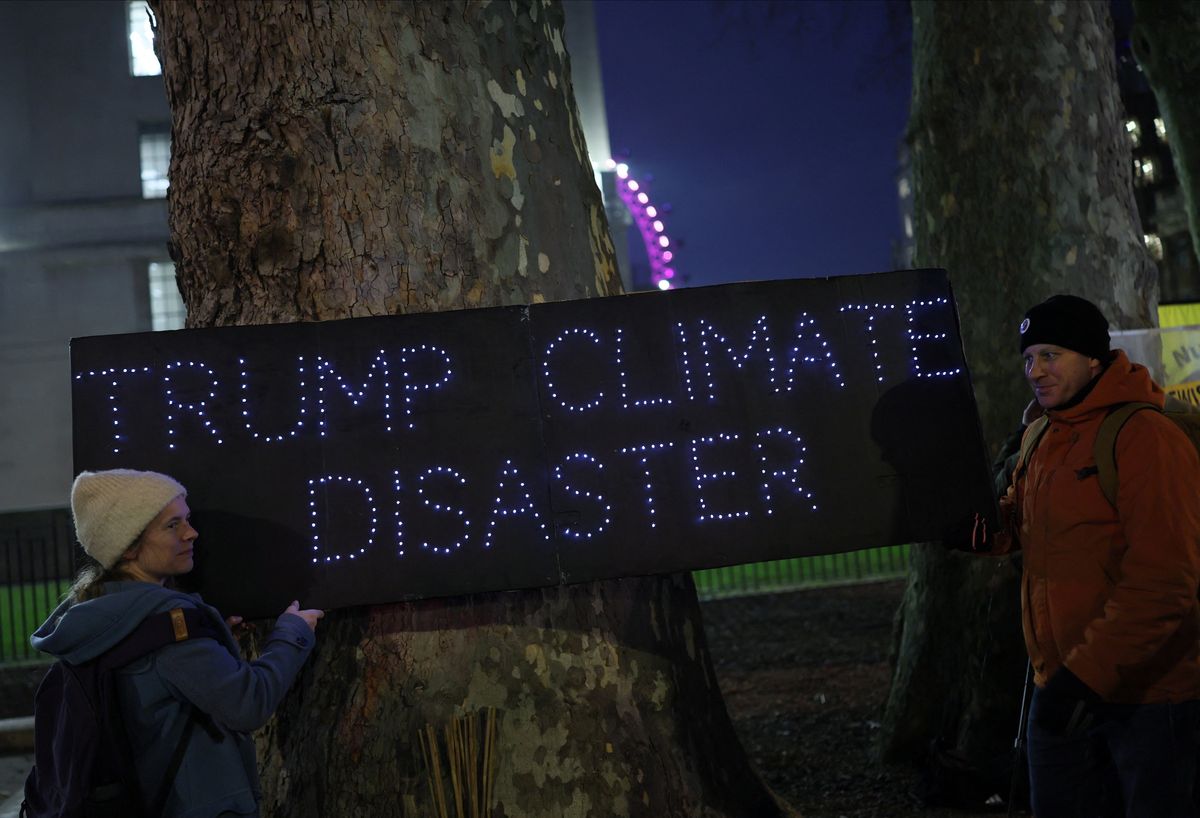 Anti-Trump climate protest