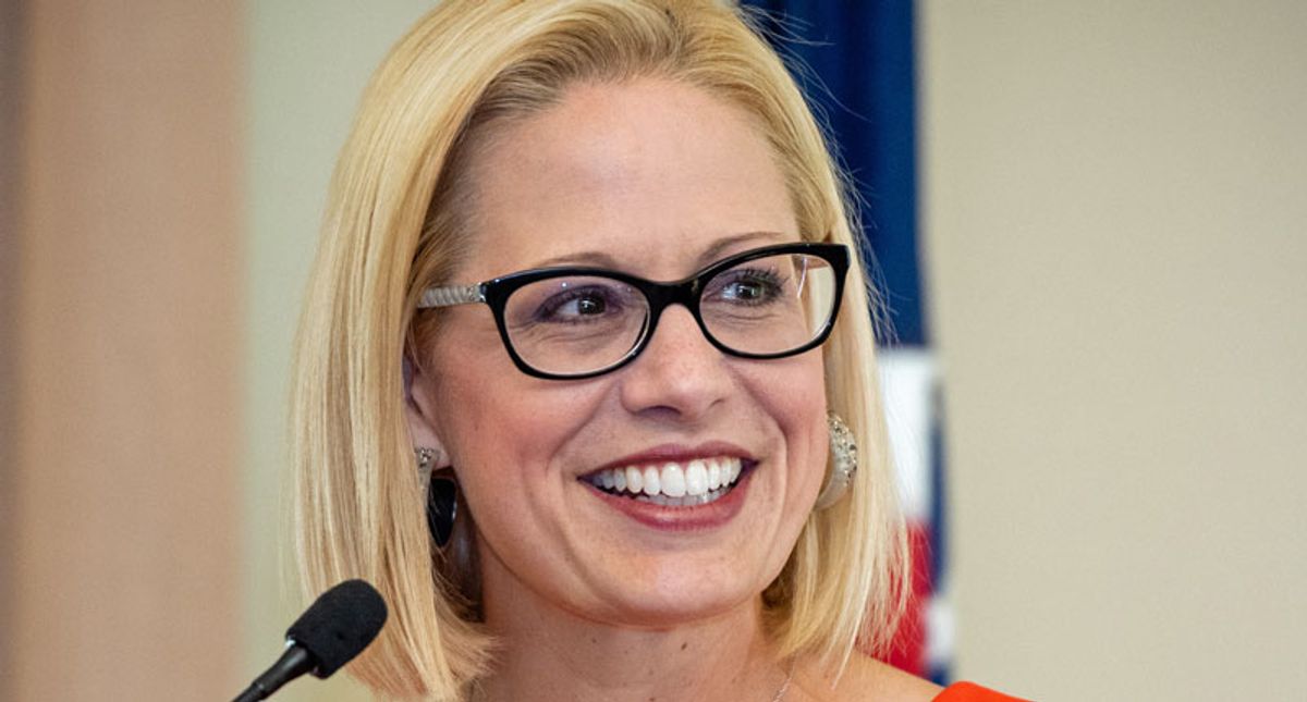 ‘Marie Antoinette’ trends after video of Sen. Sinema giving thumbs down to $15 minimum wage vote goes viral