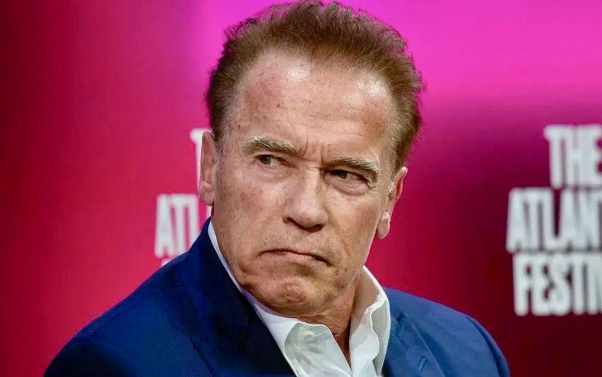 Arnold Schwarzenegger films himself repairing 'pothole' — that actually wasn't a pothole
