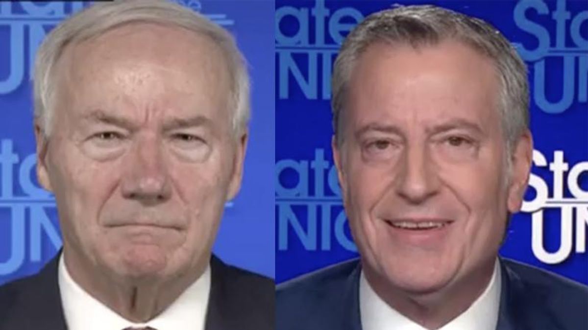 GOP governor schooled by Bill de Blasio over need for Covid mandates during CNN confrontation