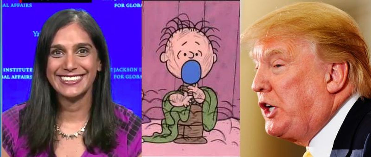 Asha Rangappa pigpen Donald Trump
