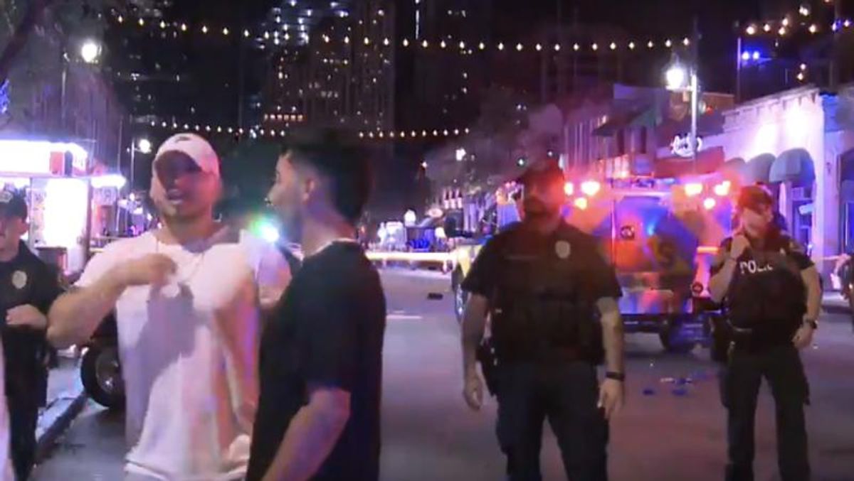 WATCH: Video shows chaos in the streets of Austin as shooting leaves at least 13 injured