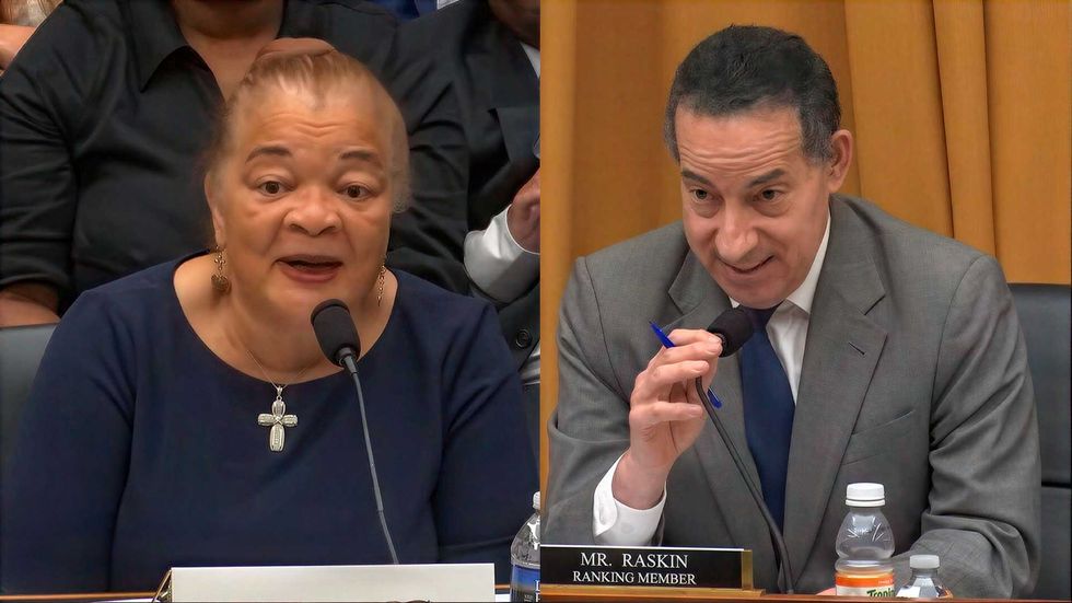GOP witness veers into 'cutting penises off' of babies to dodge Todd Blanche question