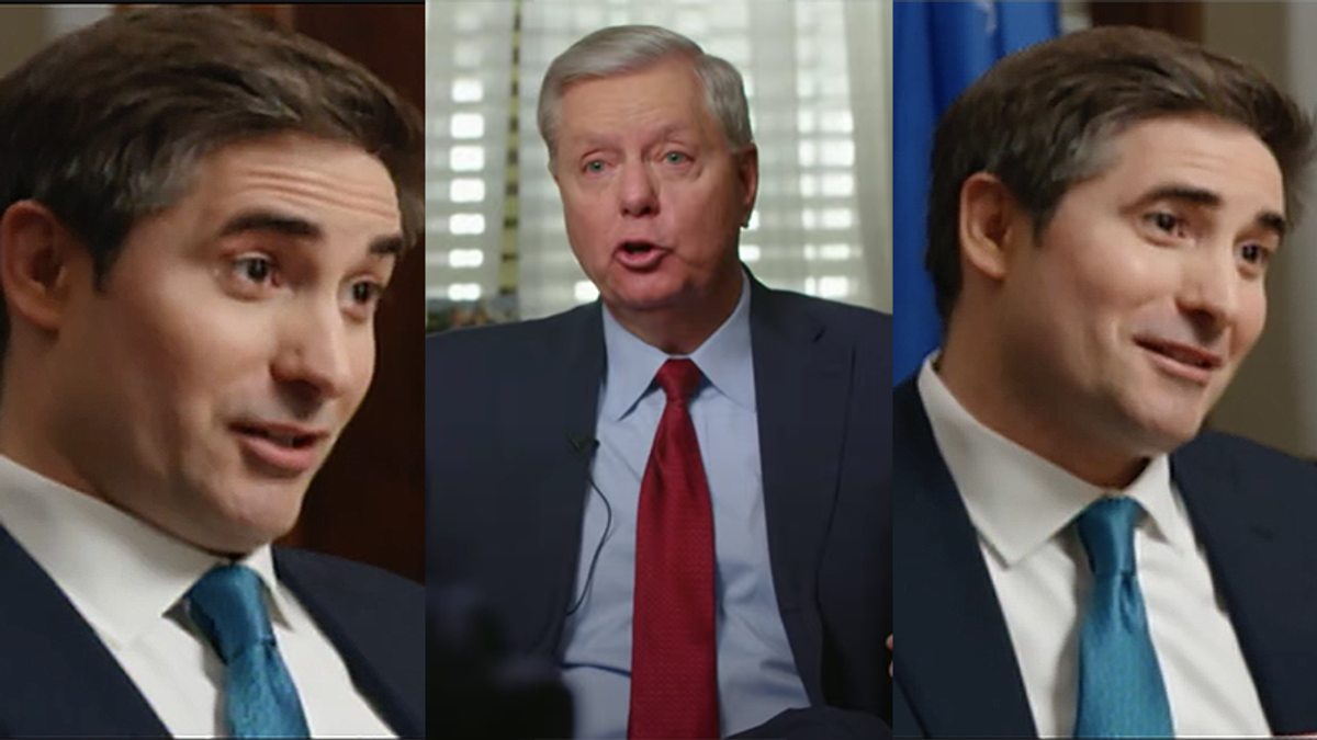 'You don't really believe that do you?' Axios reporter's bizarre interview with Lindsey Graham