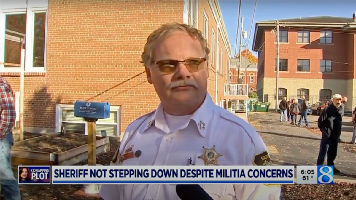 Militia-linked Michigan sheriff hires private eye to probe supposed 'voter fraud' in county Trump won by 32 points