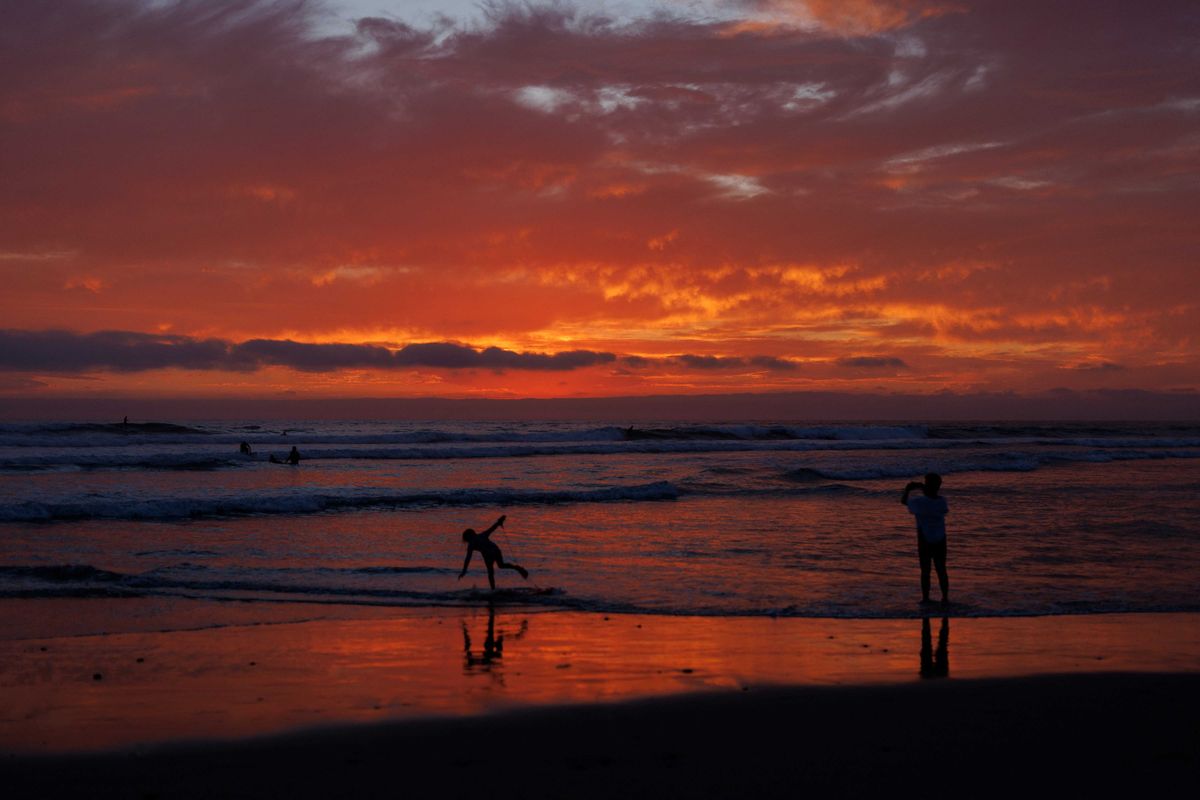 Beach sunset