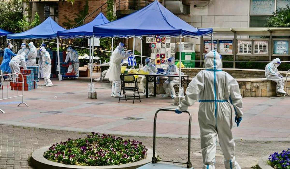 China slams US virus 'accusations' as Shanghai lockdown drags on