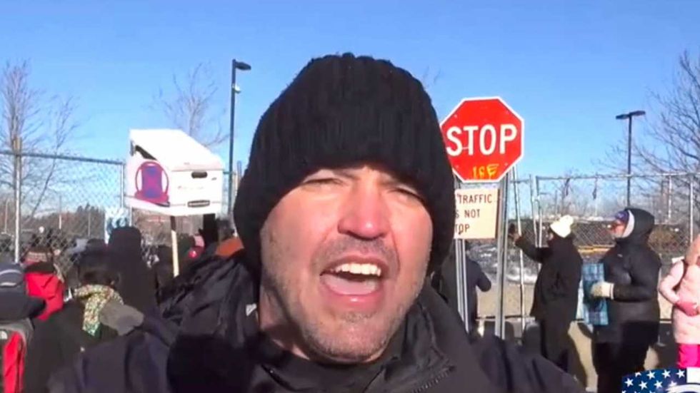 Minneapolis protesters shut down Steve Bannon's reporter on live TV: 'We don't want you!'