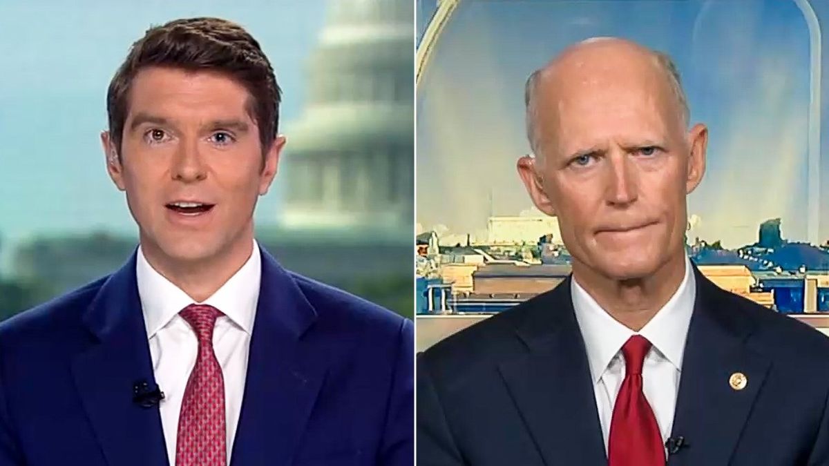 'Reagan did the same thing': Fox News host corners Rick Scott on Biden's Israel policy