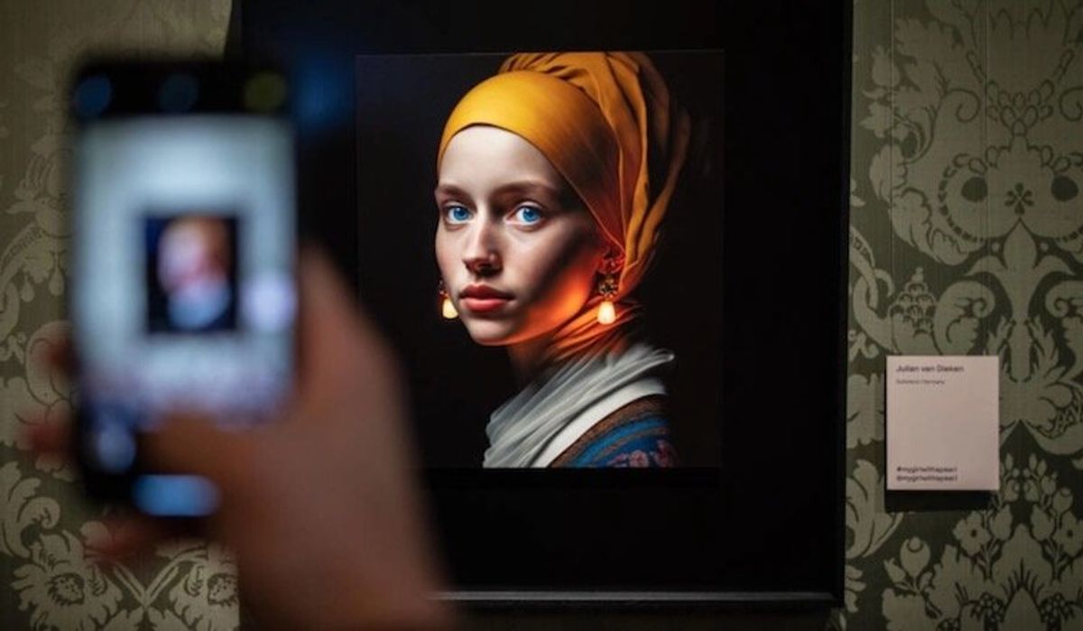 Girl with AI earrings sparks Dutch art controversy - Raw Story