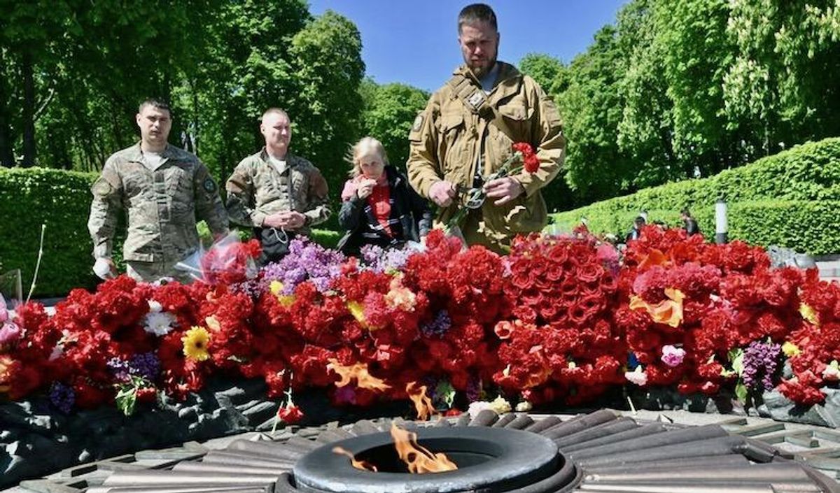 'We are not Nazis': Kyiv quietly marks Victory Day
