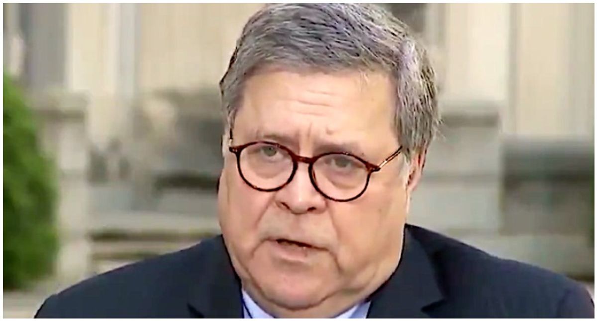 William Barr's years-long charade falls apart in an accidentally revealing interview