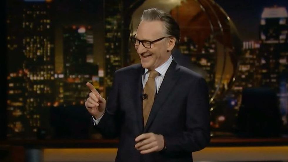Bill Maher can't stop laughing while describing the Madison Cawthorn video on HBO's Real Time