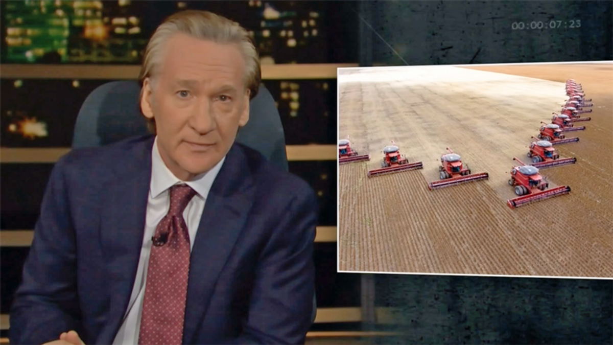Bill Maher goes on angry rant about Big Ag for ‘Bogarting’ California water during drought