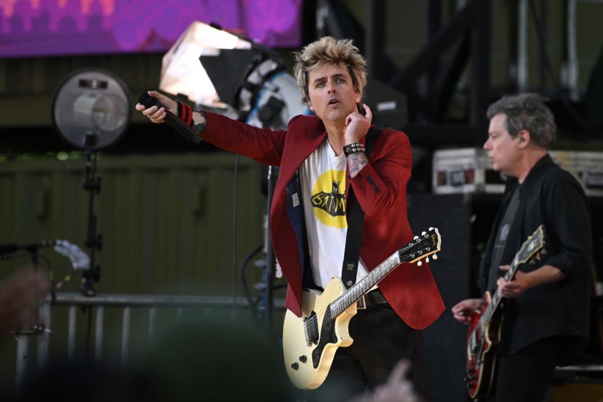 MAGA mocked amid meltdown over 'severed Trump head' after Green Day singer holds up mask