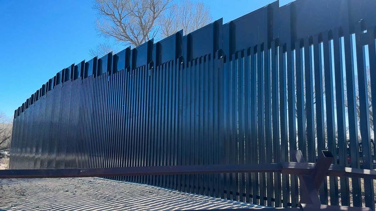 MAGA celebrates migrants 'burning their hands' as Trump paints border wall black