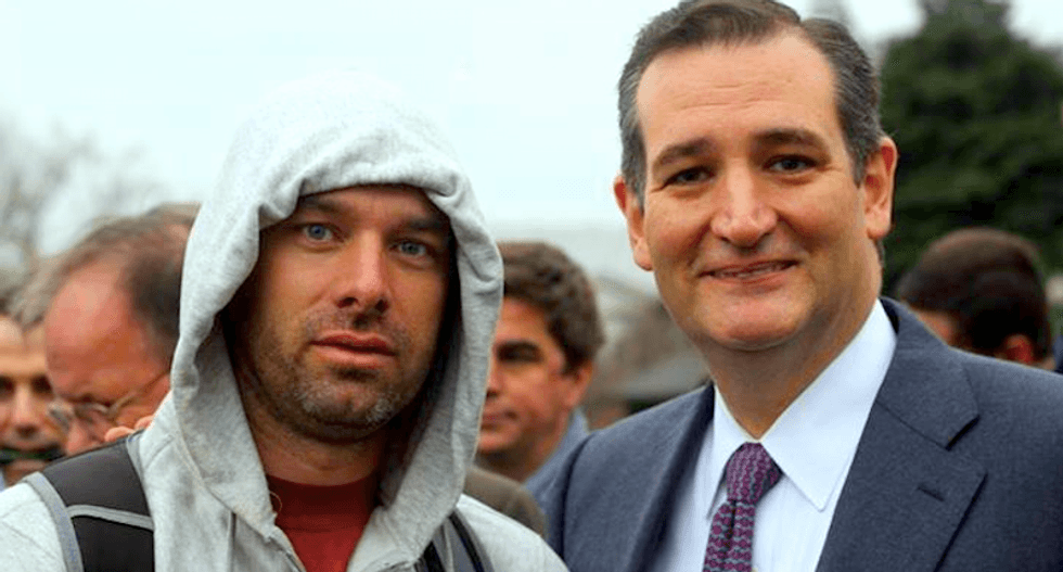 Blaine Cooper and Ted Cruz (Facebook)