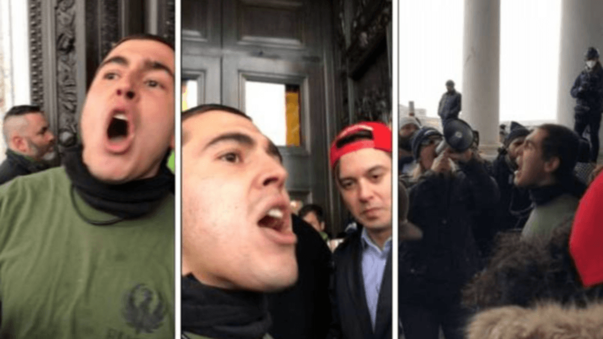 Georgia man arrested by FBI after his own Snapchat posts reveal him at Capitol riot