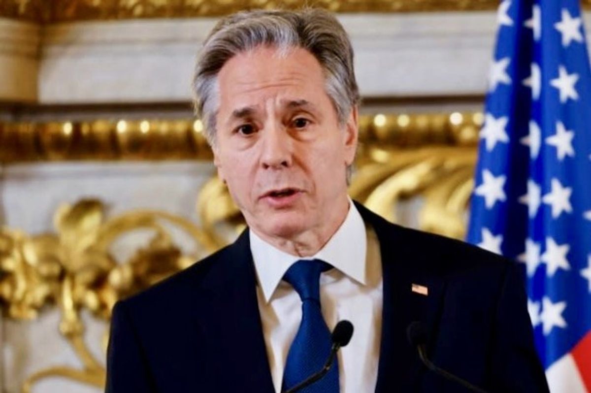 Blinken swats away Trump bombast in France swan song