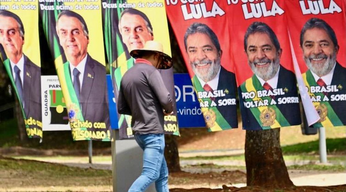 'Democracy on the ballot' as Brazil holds divisive vote