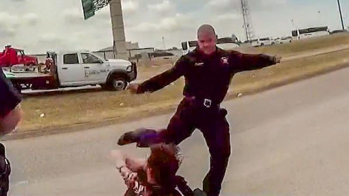 MMA-trained Texas paramedic suspended after video shows him kicking homeless man in the head