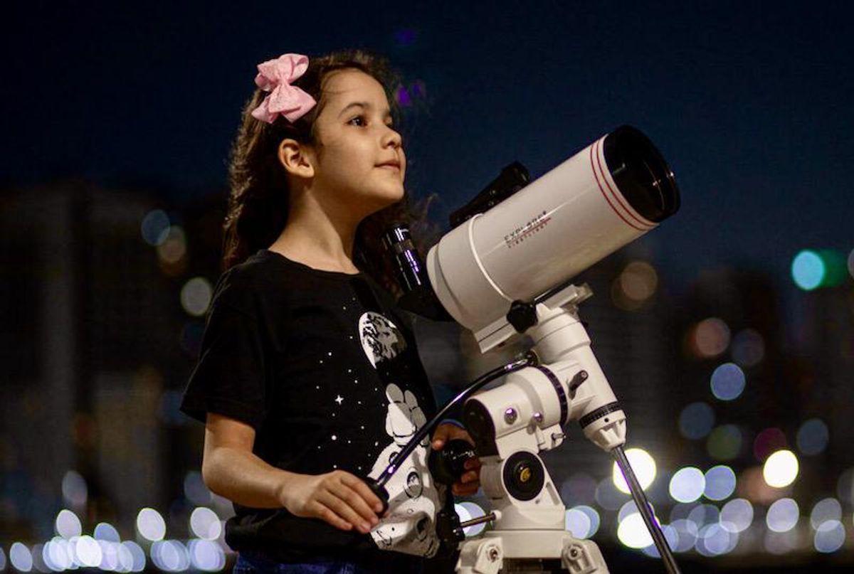 Head in the sky: 8-year-old Brazilian girl dubbed world's youngest astronomer