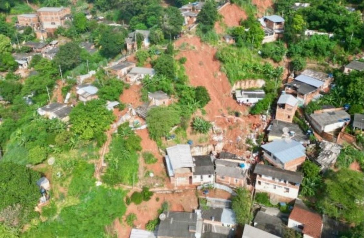 At least 10 dead in Brazil landslides