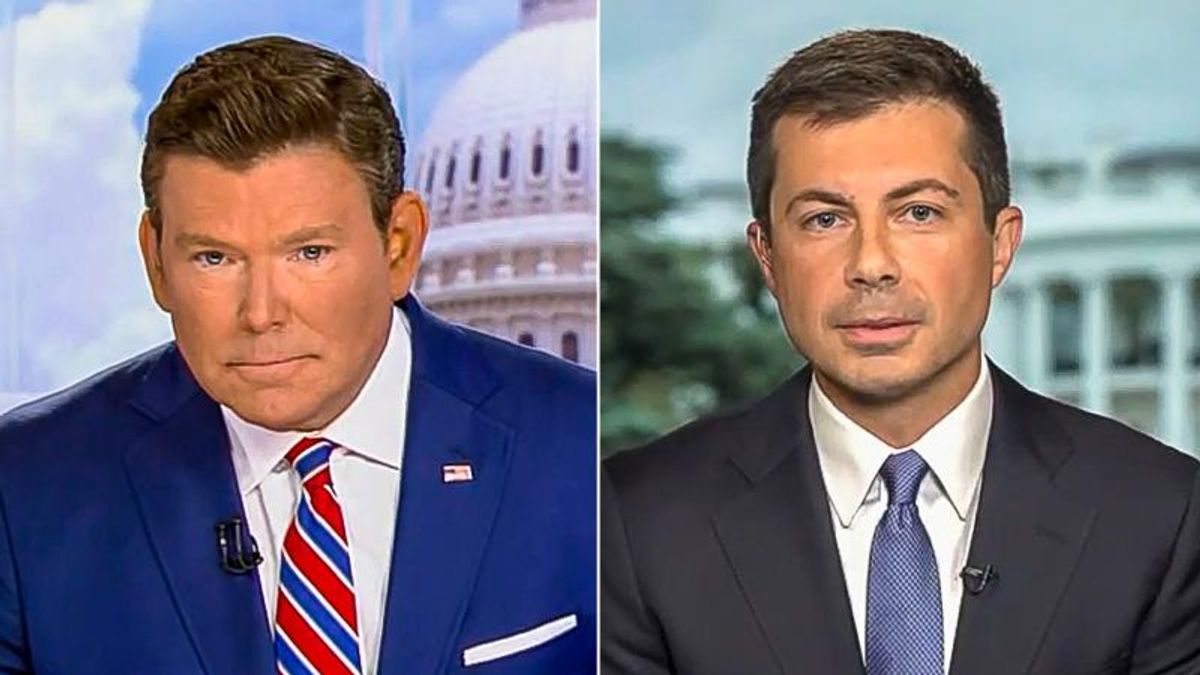 Pete Buttigieg busts Fox News over uninformed question on electric cars: 'Tesla doesn't even have tailpipes'