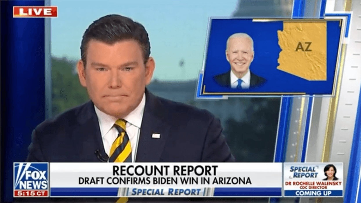 Fox News calls Arizona for Joe Biden again -- right as Trump sends out angry attack on 'fake news'