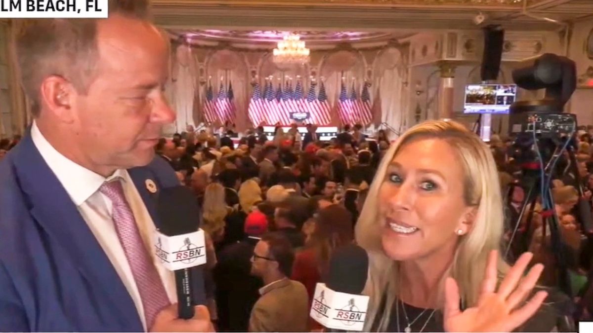 'Very bright': Marjorie Taylor Greene gushes over Alina Habba at Trump victory party
