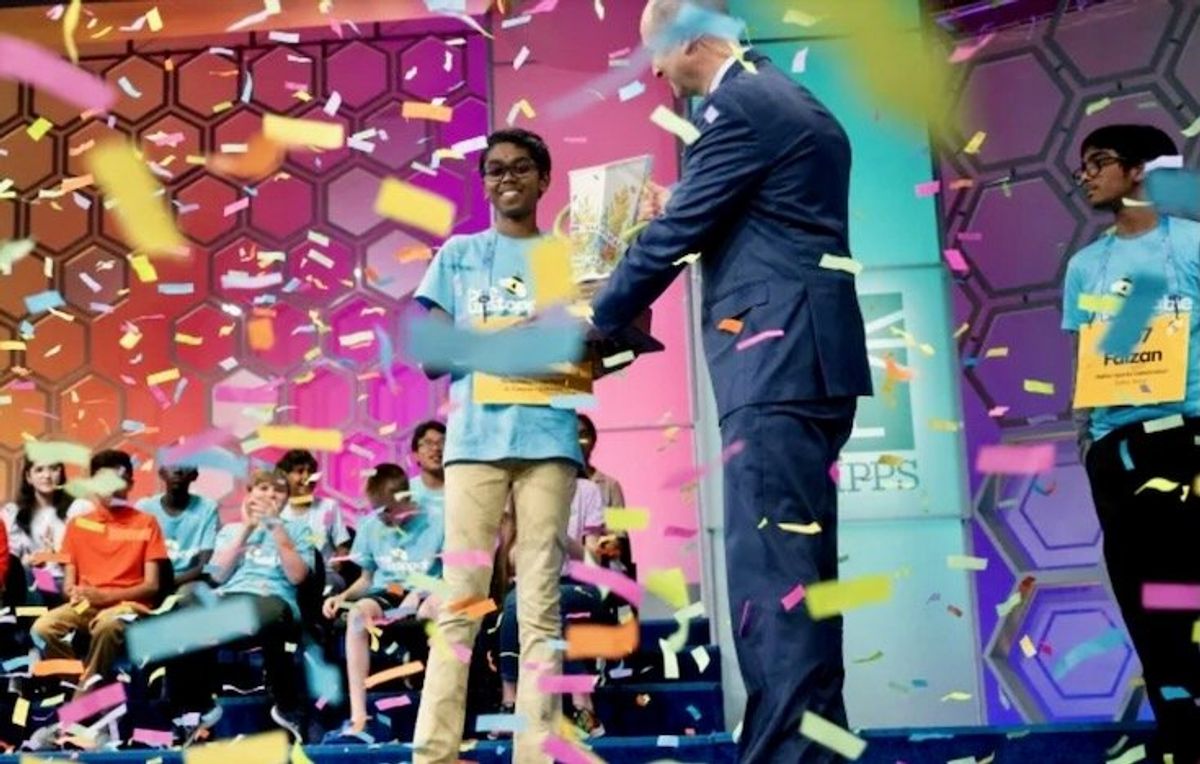Florida 12-year-old triumphs at U.S. spelling bee