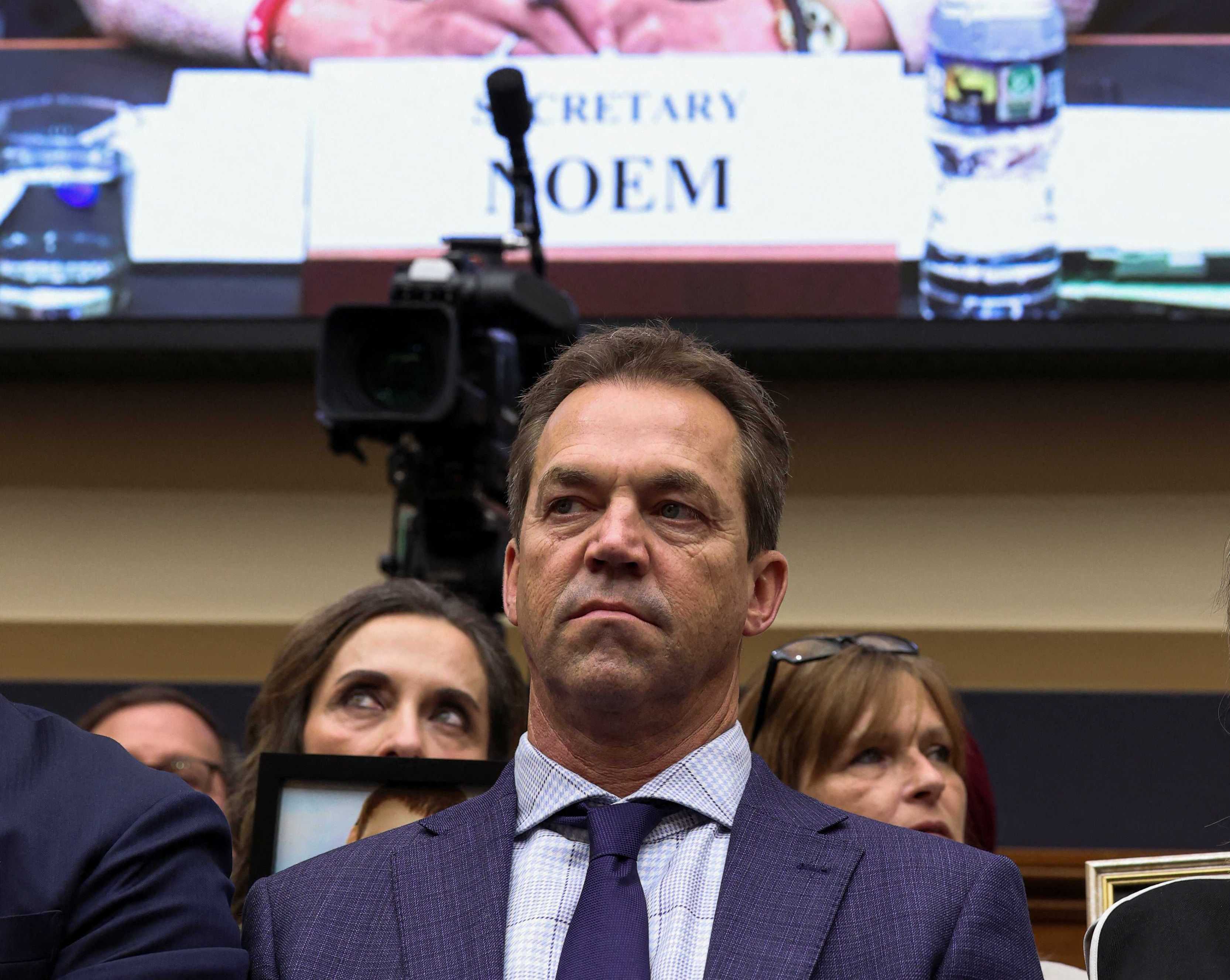 Kristi Noem's husband breaks silence on leaked fetish photos in cryptic response